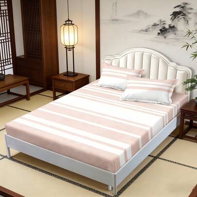 Protector de colchón, suave y transpirable, fibra superfina ligera, se ajusta a varios tamaños de cama - individual, doble, queen, king, diseño de bolsillo profundo de hasta 11.8 pulgadas/30 cm, textil para el hogar (excluyendo la funda de almohada)