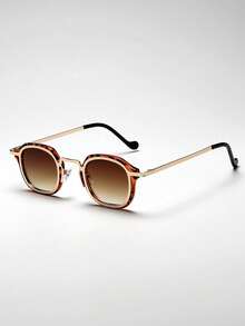 1 Pair Unisex Square Retro Casual Chic Sunglasses - Multicolor - View 8