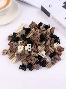 20pcs Random Color Multi-Function Mini Hair Clips, Fashion Hair Clips Suitable For Girls, Minimalist Bangs Clips And Retro Hair Clips, Hair Claws, Hair Clips, Hair Pins, Hair Accessories, Suitable For Girls Holiday Costumes - Multicolor - View 12