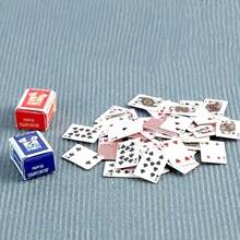 54pcs Mini Playing Card Game Set, Multi-Player Interactive Entertainment, Creative Small Gift, Suitable For Holidays And Birthday Parties - Multicolor - View 9