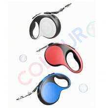 【LEDライト付き】自動伸縮リード 5m 中型犬・大型犬対応 猫にも使える爆走防止タイプ - レッド - チェックする 3