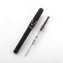 Fountain Pen Set With Ink Syringe Auxiliary Tool, Colorful Calligraphy Pen With Refill Converter, Smooth Writing Stationery For School Office - Black - View 18