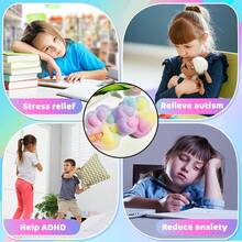 1pc Taba Squishy Paw,Squishy Toy, Cute Tri-Color Squeeze Toy For Stress Relief And Relax,Squishies Fidget Toys For Party Favors Novelty Things Birthday Gift,Sensory Toy,Fidget Toy,Taba Squisy,Christmas Stocking Fillers,Party Bag Filler,Bag Are Random - Multicolor - View 5