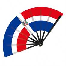 Rican/Panama/Guatemalan Style Hand Fan, Festival & Sports Game Cheer Prop - Fan - View 6