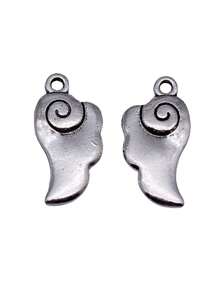 20pcs 20x10mm Angel Wings Charms Pendant For DIY Jewelry Making Necklace Keychain Phone Chain Bracelet Making Accessories Handmade Craft Making Findings - Angel Wings - View 7