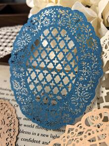 10pcs/Pack Hollow Embossed Handmade Decorative Paper, DIY Collage Scrapbooking Supplies - BQ1008 - View 4