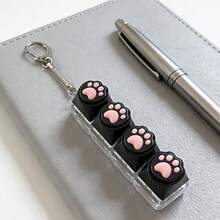 Multi-Function Click Toy Keychain - Portable Keyboard Simulator, Suitable For Anxiety And Attention, Silent Office Desk Toy, Adult Stress Relief Gift - Multicolor - View 7