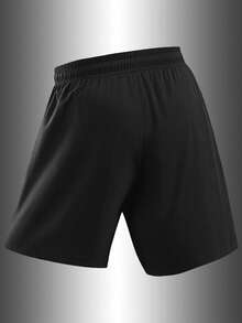 3 buah Celana Pendek Olahraga Pria yang Bernapas dan Elastis untuk Lari, Gym, dan Latihan Olahraga, Model Boyfriend Athletic Fit - MultiWarna - View 2