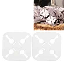 2 Pack Anti-Laundry Washing Gadget – Quick Drying Square Detangler For Bedsheets, Blankets, And Sheets – Effective Tool For Washer And Dryer - 查看 6