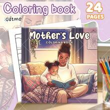 GDTME MOTHER'S LOVE: Adult & Children's Bold & Simple Pattern Coloring Book, Perfect Gift For Christmas, Mother's Day, Halloween And Birthday - Warm Scene Coloring For Relaxation: Suitable For Friends Who Enjoy Coloring And Back To School (Warm Space Coloring) - Mother's Love - View 2