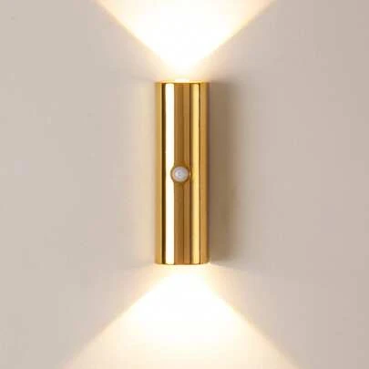 Smart LED Wall Lamp With Touch Dimming & Motion Sensor, Indoor LED Motion Sensor Wall Light, Up And Down Wall Lights Indoor With 3 Colors Dimmable, Eye-Protecting Night Light, 1200mAh USB Rechargeable Night Light ,Wireless Magnetic Wall Wash Lights,Suitable For Stairs,Porch,Hallway, Bathroom, Bedrooms, Cabinets, Living Room, Bar Cabinet