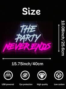 1 pieza Letrero de neón LED con nota musical, interruptor de brillo regulable, alimentado por USB, ideal para festival de música, bar, fiesta, cumpleaños, discoteca, habitación, dormitorio, cueva de hombre, decoración de música en vivo, regalo perfecto para cumpleaños y festivales - luz policromática - Ver 12