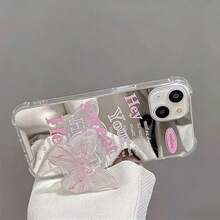 INS 华丽蝴蝶气垫手机支架，可折叠伸缩桌面支架，新款夏季款式 - 彩色 - 查看 6