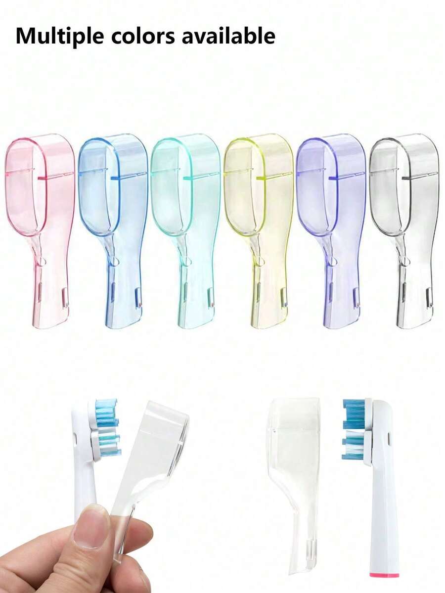 Vỏ bọc chống bụi cho đầu bàn chải đánh răng điện thay thế và dòng IO, bền và dễ vệ sinh, bảo vệ dụng cụ chăm sóc răng miệng khỏi bụi bẩn và hư hỏng, tiện lợi khi đi du lịch. - Nhiều màu - Xem 1