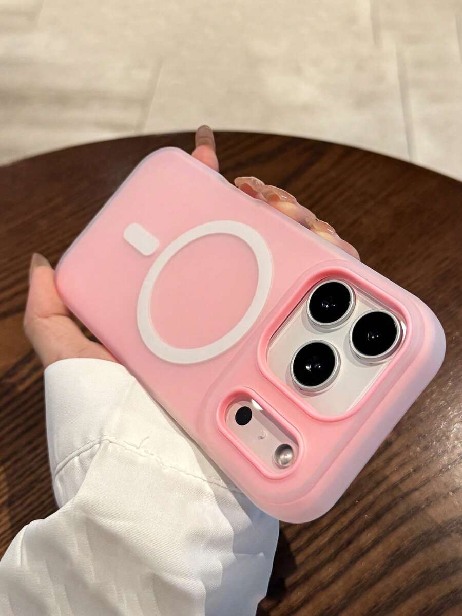 VRNOEI Ốp lưng điện thoại nam châm Jelly Dopamine nhám sang trọng tương thích với iPhone 16 15 11 12 13 14 17 Pro Max Plus 17 AIR chống sốc bảo vệ hỗ trợ sạc không dây nam châm