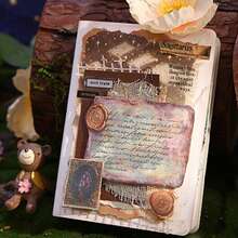 have a good day Giấy scrapbooking phong cách Châu Âu chủ đề mộng mơ, giấy trang trí tự làm không dính, quà tặng ngày lễ, vật liệu cắt dán thủ công, đồ dùng văn phòng phẩm sáng tạo cho sổ lưu niệm cá nhân hóa, trường học. - Kiểu 3 - Xem 10