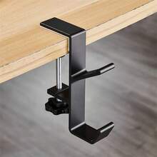 Soporte de almacenamiento y gancho universal multifuncional para el borde del escritorio, adecuado para bolsas de juegos y otros accesorios generales - Multicolor - Ver 14