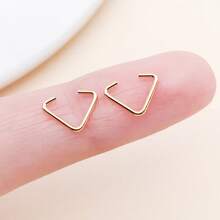 200 pièces Anneaux triangulaires ouverts en fer de 7x9 mm, accessoires DIY. Boucles triangulaires métalliques pour bagages, , matériel, boucles en fil de fer en stock. - Taille unique - Voir 11
