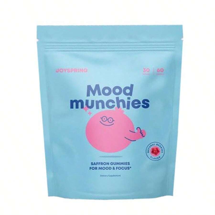 Saffron Gummies Plant-Based Formula For Daily Wellness Mood Munchies With Saffron & Passion Flower For  Sugar-Free Gluten-Free Made In USA - 200克 - 查看 1