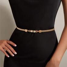 1pc Fashionable Elegant Waist Belt - Gold - View 1