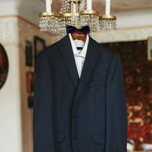 2 Pack Bride And Groom Hanger Set, Bridal Dress Hanger With Bow Tie & Pearls Bridal Party & Shower - 珍珠 - 查看 6