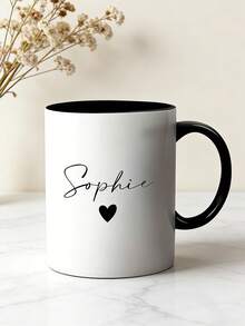 Customizable Photo, Logo Or Pattern Personalized Mug. Durable And Reusable With A Smooth, Comfortable Handle. Suitable For Both Men And Women, Making It A Perfect Gift For Parents, Grandparents, Mother's Day, Birthdays And Other Special Occasions. - Multicolor - View 4