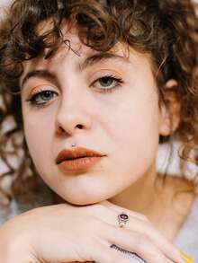 CIZME 16G 美杜莎穿刺饰品 316L 不锈钢唇钉，唇部穿刺饰品 唇环，唇钉杠铃 8 件套 Monroe 唇钉 耳骨钉 耳骨钉 耳骨钉 唇钉 穿刺饰品 男女通用 6mm 8mm 10mm 12mm - 銀色 - 查看 2