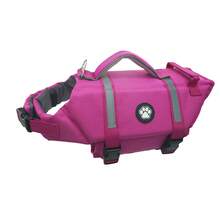 Metglad Dog Life Jacket, High Buoyancy & High Reflectivity Pet Swimming Suit, Thick Rescue Handle & Metal D-Ring For All-Round Water Activity Protection, Adjustable Size Suitable For Small, Medium & Large Dogs - Hot Pink - View 8
