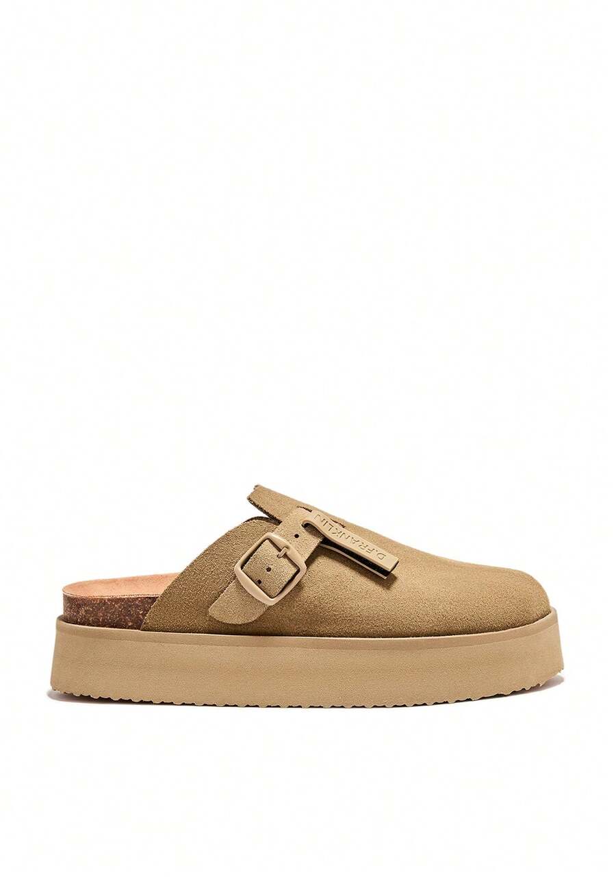 D. Franklin Women Flat Sandals - Brown - View 1