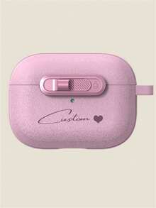 [Personalizado] Estuche protector personalizado con grabado de letras personalizadas, hebilla con patrón de roca de color puro compatible con 1/2 3 4 Pro 2 - Multicolor - Ver 19