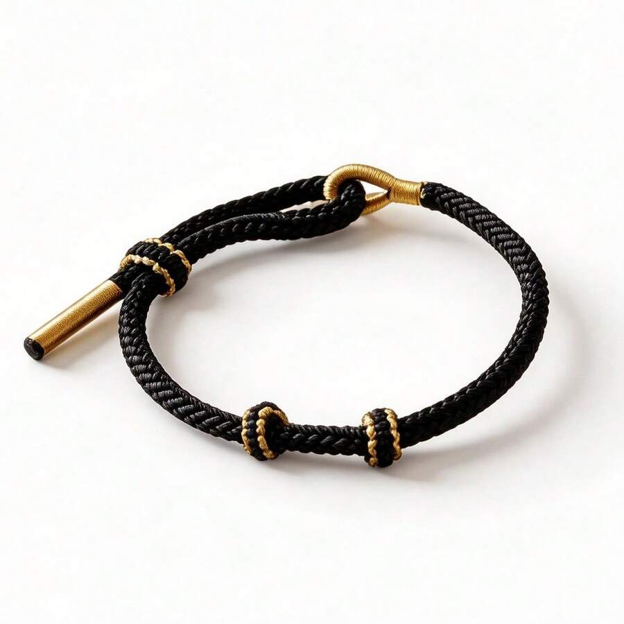 Handmade Feng Shui Wealth Lucky Horse Year Red String Bracelet, Symbolizing Prosperity, Auspicious Vintage Wealth Bracelet, Suitable For Daily Wear Or As A Gift For Loved Ones, Colorfast, Perfect Gift For Family And Friends - 1pc (Style B) - View 1