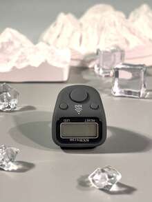 Mini Ring-Shaped Digital Counter, 5-Digit Precise Counting, LED Backlight, Reset/Week Function, Dedicated For Muslim Tasbeeh Prayer Counting - Multicolor - View 13