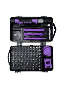 [Juego de Destornilladores Actualizado] Juego de Destornilladores 115-en-1 Actualizado | Conjunto de Herramientas de Desmontaje de Alta Dureza y Función Múltiple con Imán Fuerte, Incluye Cabezas de Destornillador de Formas Especiales, Adecuado para Reparaciones DIY - 115 en 1 - Ver 12