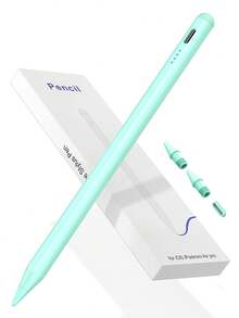90mAh电池供电触控笔，具备防误触和灵敏度调节功能，兼容 10（10.9英寸，2022款）、Air4/5/6/M4、A16（11英寸，2025款）、Air 11英寸和13英寸（M3/M2）、Pro 11英寸/12.9英寸 - 绿色 - 薄荷綠 - 查看 10
