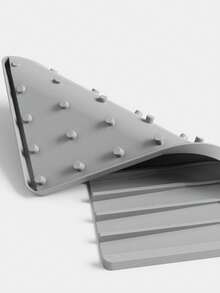 1片加厚硅胶厨房水槽垫 | 防滑、耐热、防水水槽台面沥水垫，带排水槽 - 易于清洁，可卷起晾干餐具，保护餐具、盘子和台面 - 彩色 - 查看 5