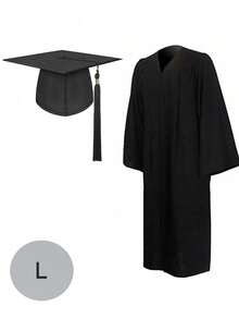 2pcs/1pc Tassel Graduation Cap Gown Set, Suitable For Students Graduation Season, Graduation Party, For Men And Women,Essential For Graduation Party - Multicolor - View 20