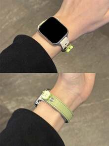 1条纤薄表带，兼容 42mm、38mm、40mm、41mm、44mm、45mm、46mm、49mm，时尚智能手表替换表带，适用于Series Ultra2、Ultra SE2、SE 11、10、9、8、7、6、5、4、3、2、1，女士款，可作为学生返校礼物 - 彩色 - 查看 7