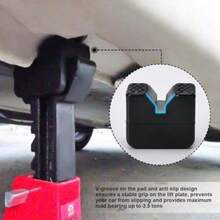 Almohadilla de goma para gato de coche, adaptador de goma para almohadilla de coche, herramienta de reparación universal, adaptador de protección de marco de coche - A - Ver 2