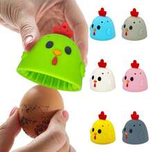 Dễ dàng vệ sinh, dụng cụ làm sạch trứng, bàn chải làm sạch trứng bằng silicon, máy rửa trứng bằng silicon, bàn chải rửa trứng. - Nhiều màu - Xem 6