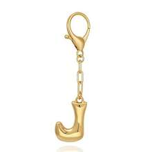 Llavero con colgante de letra de burbuja chapado en 18K - multicolor - Ver 8