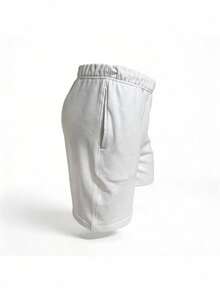 Conjunto masculino casual outdoor de dos piezas con estampado gráfico vintage de letras y naturaleza algodón ajuste holgado cuello redondo manga corta primavera verano uso diario set - Blanco 1 - Ver 4