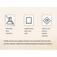 1件玫瑰金永恒双环交织经典手链项链套装，镶嵌小钻石 - 生日礼物、情人节礼物、周年纪念礼物、毕业礼物、母亲节礼物、父亲节礼物、感恩节礼物 - 玫瑰金 - 查看 8