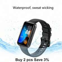Tương thích với dây đeo thay thế Band 10, 9, 8, chống nước, bằng silicon, kiểu dáng thể thao, mềm mại, làm từ TPU, thoáng khí, bền, thoải mái, nhẹ, có thể điều chỉnh và dễ dàng lắp đặt. - Nhiều màu - Xem 5