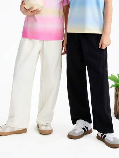 Annil [Instant Absorption, Zero Restraint] Children's Mesh Breathable Thin Mosquito-Repellent Pants For Boys And Girls, New Summer Style, Moisture-Wicking Sports Pants