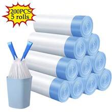 Túi đựng rác có dây rút in họa tiết, dung tích lớn và bền chắc, có mùi thơm, dùng cho nhà bếp. - Túi đựng rác có dây rút - Xem 4