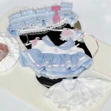 20厘米棉质娃娃衣服，适合20厘米名人毛绒娃娃，蓬松云朵乐乐 - 彩色 - 查看 6