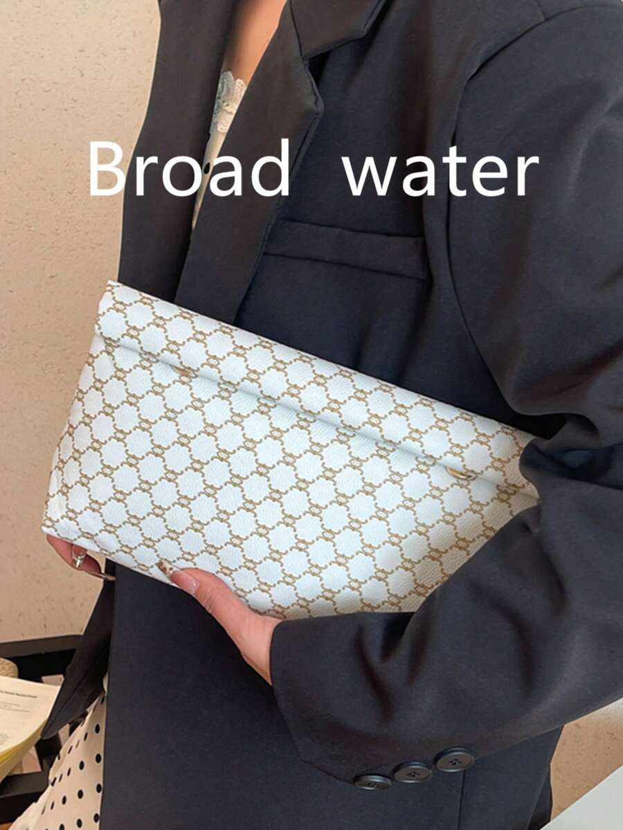 2026 Spring New Fashion Personalized Clutch Bag, High-End Printed Versatile Convenient Envelope Bag