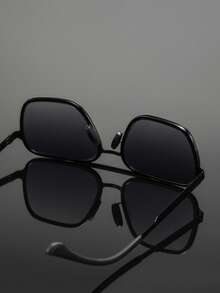 1 Cặp kính nam gọng vuông bằng kim loại, cầu kính đôi, kiểu dáng công sở tối giản thanh lịch cao cấp, kính mắt thời trang phù hợp cho công việc, văn phòng, đi làm. - Nhiều màu - Xem 6