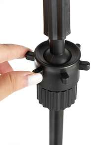 43" Adjustable Wig Stand Tripod & Mini Mannequin Head Stand Metal Wig Head Stand For Training Styling Cosmetology Salon & Canvas Block Heads (Mannequin Head Not Included,Black) - View 6