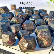 1颗天然紫红色石榴石，矿物收藏品，水晶爱好者，送给家人和朋友的最佳礼物。 - 石榴石 - 查看 12